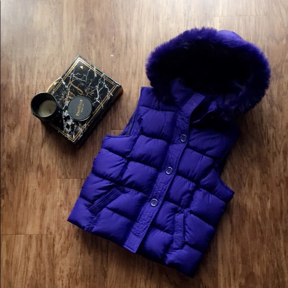 Puffy Violet Vest